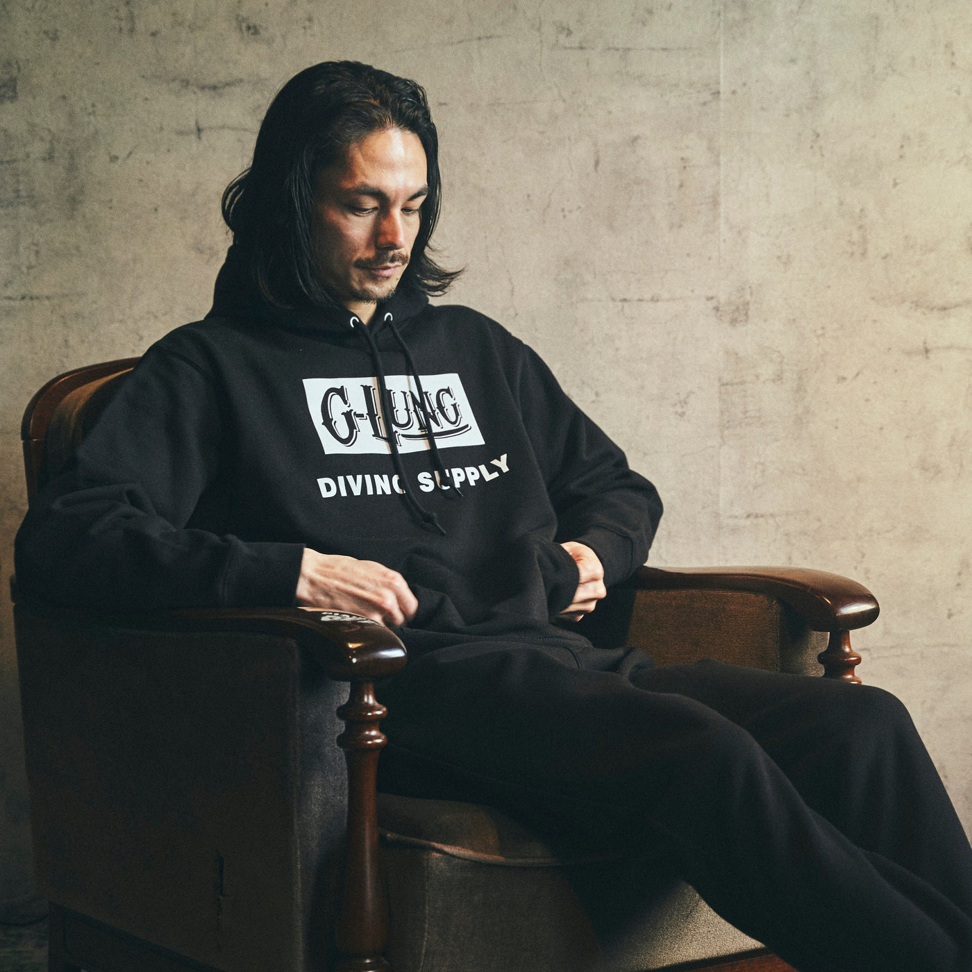 G-LUNG CAPTAIN PARKA【BLACK】